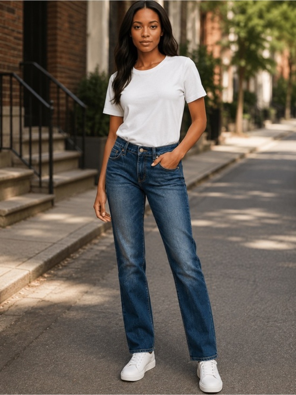 👖 J.Crew Matchstick Distressed Skinny Jeans | Size 27S | Dark Wash